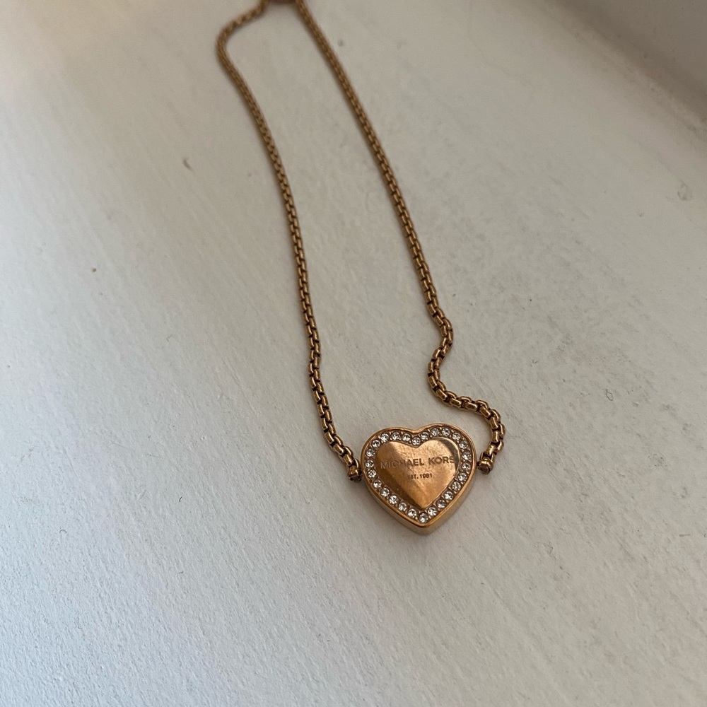 Michael Kors Heritage Pave Heart Bracelet